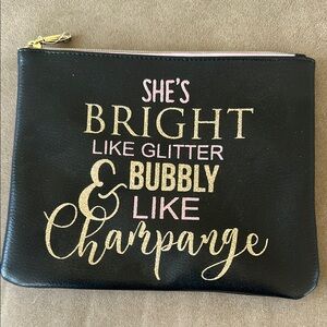 Black and Gold Clutch Bag NWOT